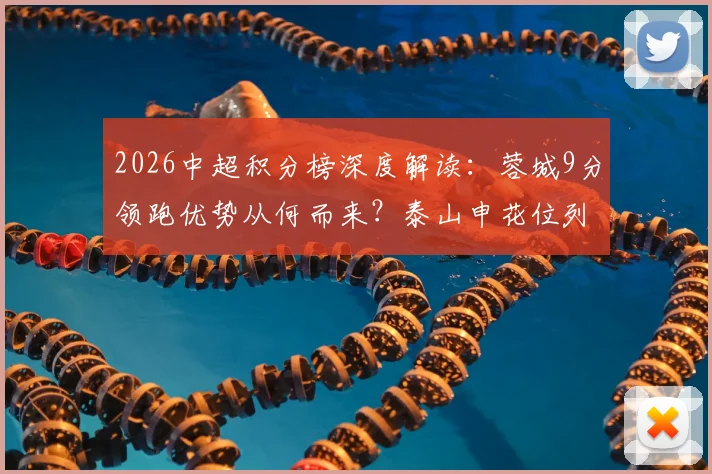 2026中超积分榜深度解读：蓉城9分领跑优势从何而来？泰山申花位列5、6名问题剖析